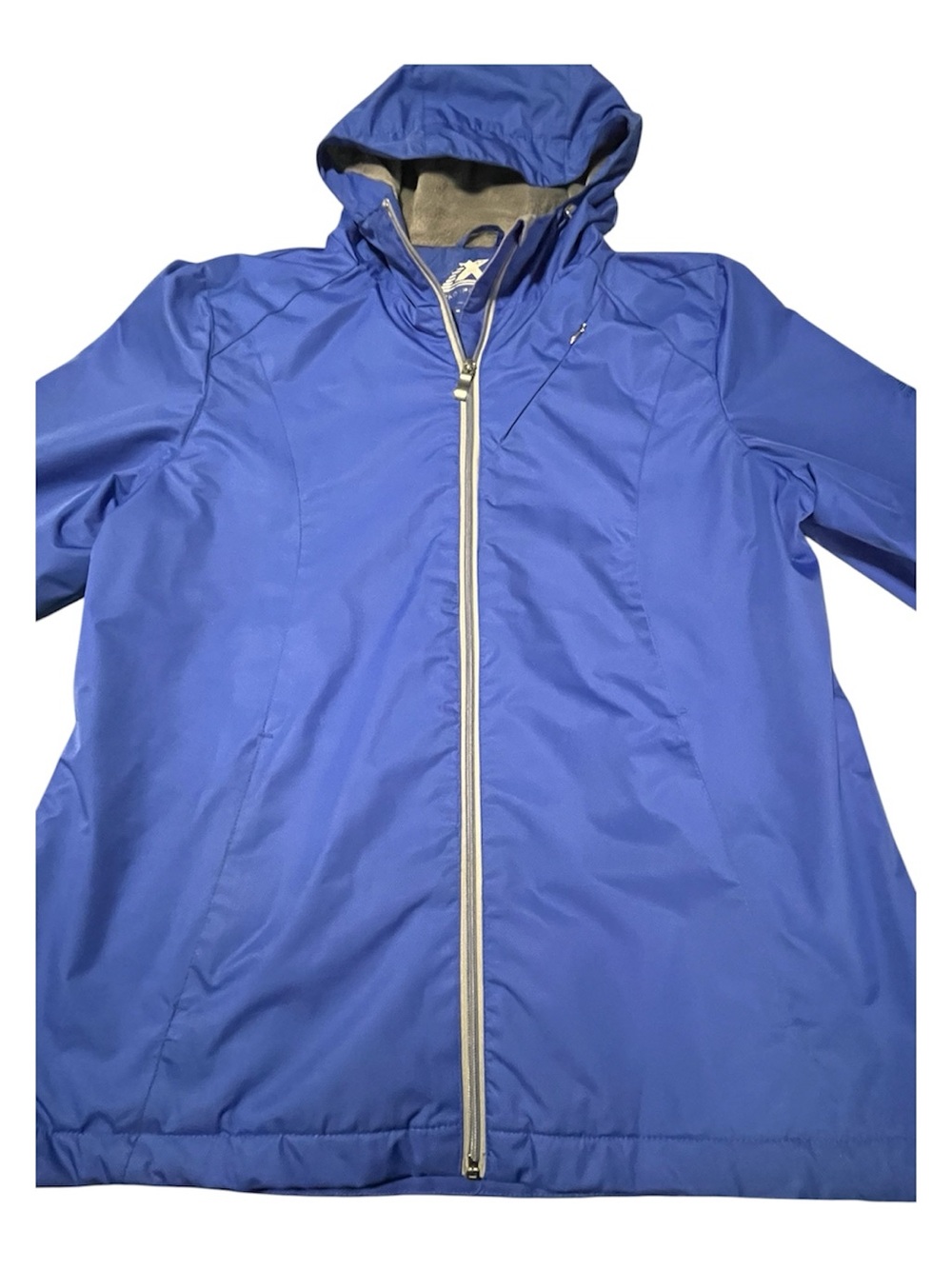 ZeroXposur Royal Blue Hooded Jacket with Gray Fleece Lining